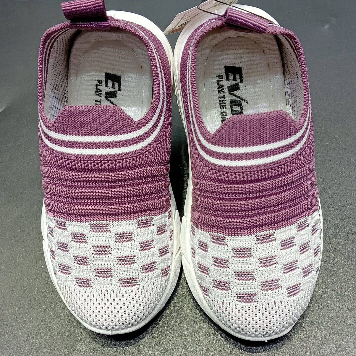 Kidz23 White Pink Kids Shoes